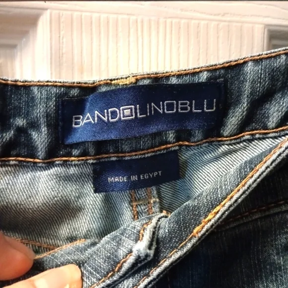 Bandolinoblu Denim Capri Pants Size 14 Petite - Picture 4 of 4